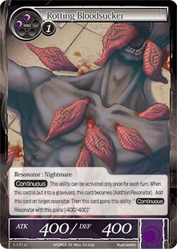 Rotting Bloodsucker (1) [OG1] - Force of Will Single