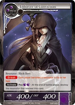 Enforcer of Conviction (1) [OG1] - Force of Will Single