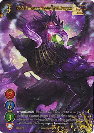 Viola Furiosa Raging Fell Dragon (3) [GPR] - Gate Ruler Single