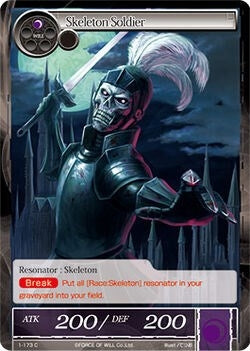 Skeleton Soldier (1) [OG1] - Force of Will Single