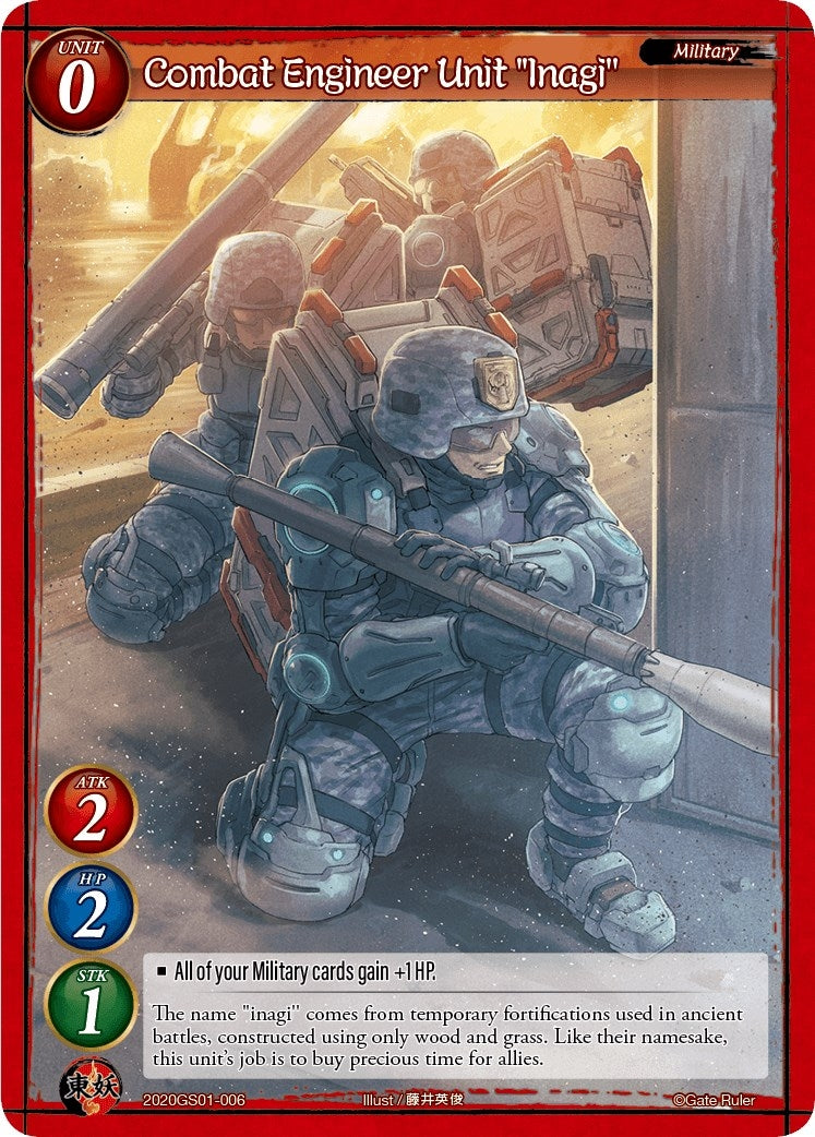Combat Engineer Unit ’Inagi’ (2020) [S01] - Gate Ruler Single