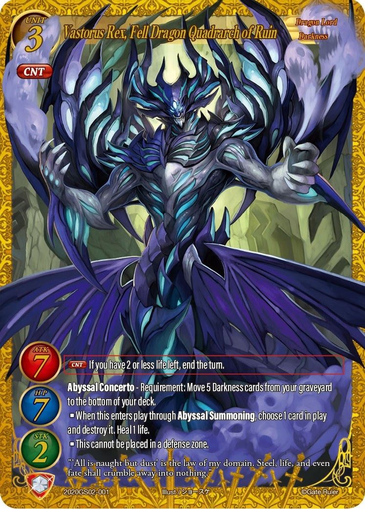 Vastorus Rex Fell Dragon Quadrarch of Ruin (Extended Art) (2020) [S02] - Gate Ruler Single