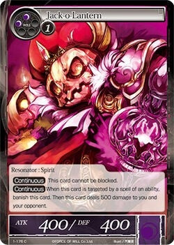 Jack-o-Lantern (1) [OG1] - Force of Will Single