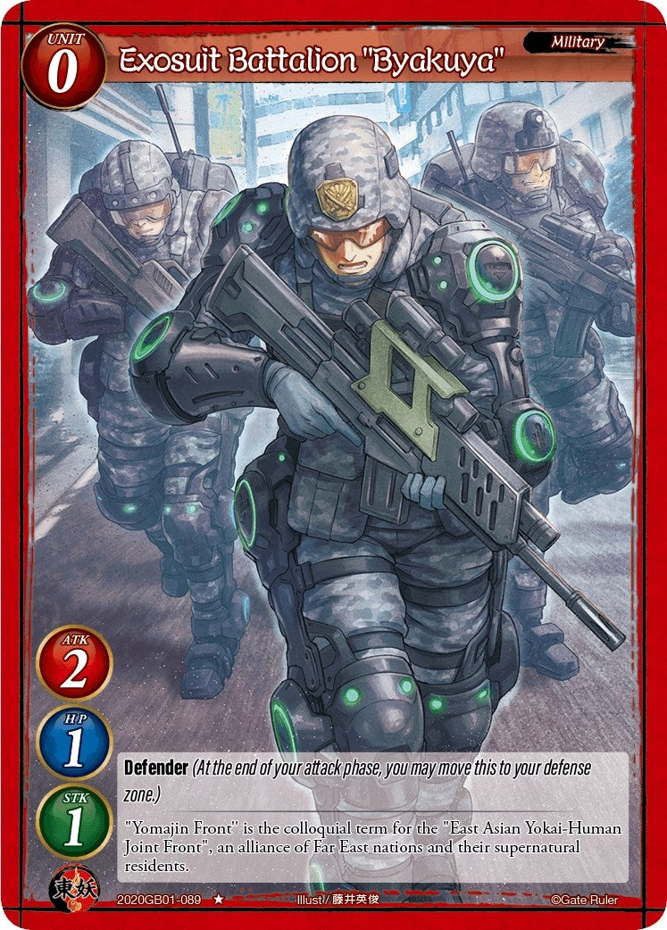 Exosuit Battalion ’Byakuya’ (2020) [GB01] - Gate Ruler Single