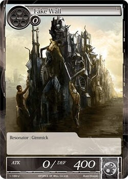 Fake Wall (1) [OG1] - Force of Will Single