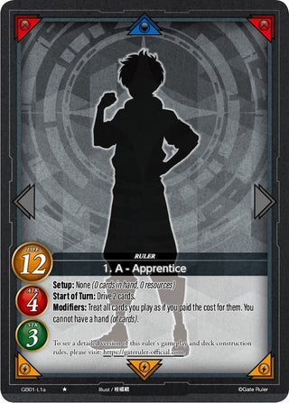 1. A - Apprentice (A) (11) [GB01] - Gate Ruler Single