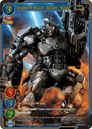 Sergeant Major ’Buster’ Kong (2020) [GB01] - Gate Ruler Single