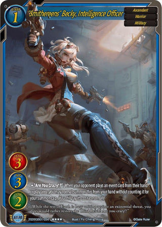 ’Smithereens’ Becky Intelligence Officer (2020) [GB01] - Gate Ruler Single