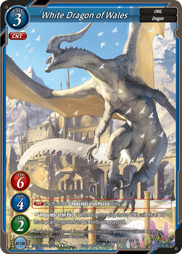 White Dragon of Wales (2020) [GB01] - Gate Ruler Single