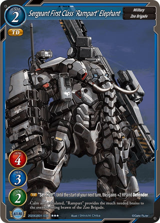 Sergeant First Class ’Rampart’ Elephant (2020) [GB01] - Gate Ruler Single