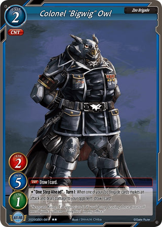 Colonel ’Bigwig’ Owl (2020) [GB01] - Gate Ruler Single