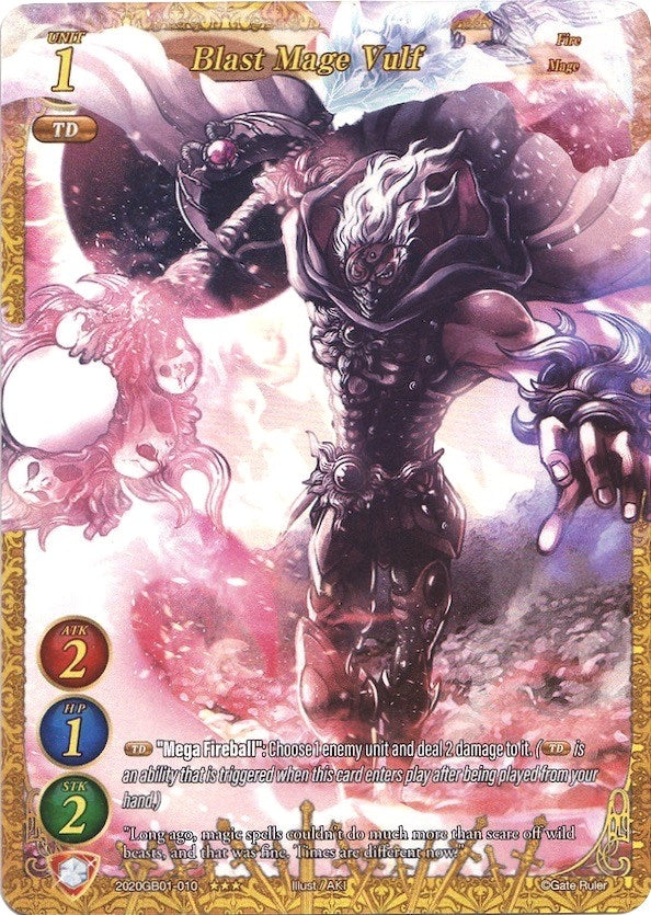 Blast Mage Vulf (Extended Art) (2020) [GB01] - Gate Ruler Single