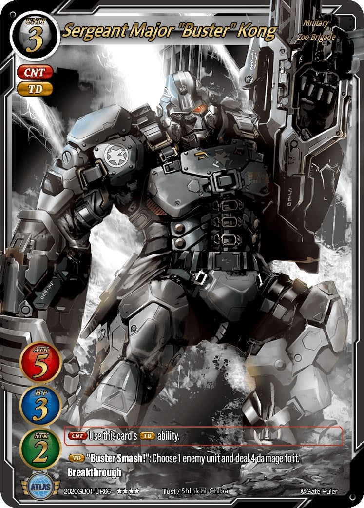 Sergeant Major ’Buster’ Kong (Uber Rare) (2020) [GB01] - Gate Ruler Single
