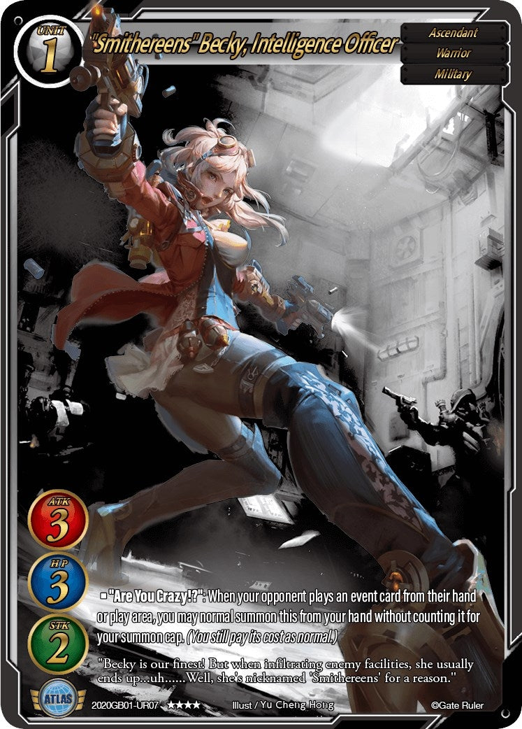’Smithereens’ Becky Intelligence Officer (Uber Rare) (2020) [GB01] - Gate Ruler Single