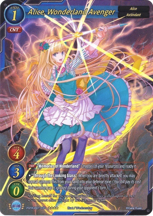 Alice Wonderland Avenger (Full Art) (2020) [GB01] - Gate Ruler Single