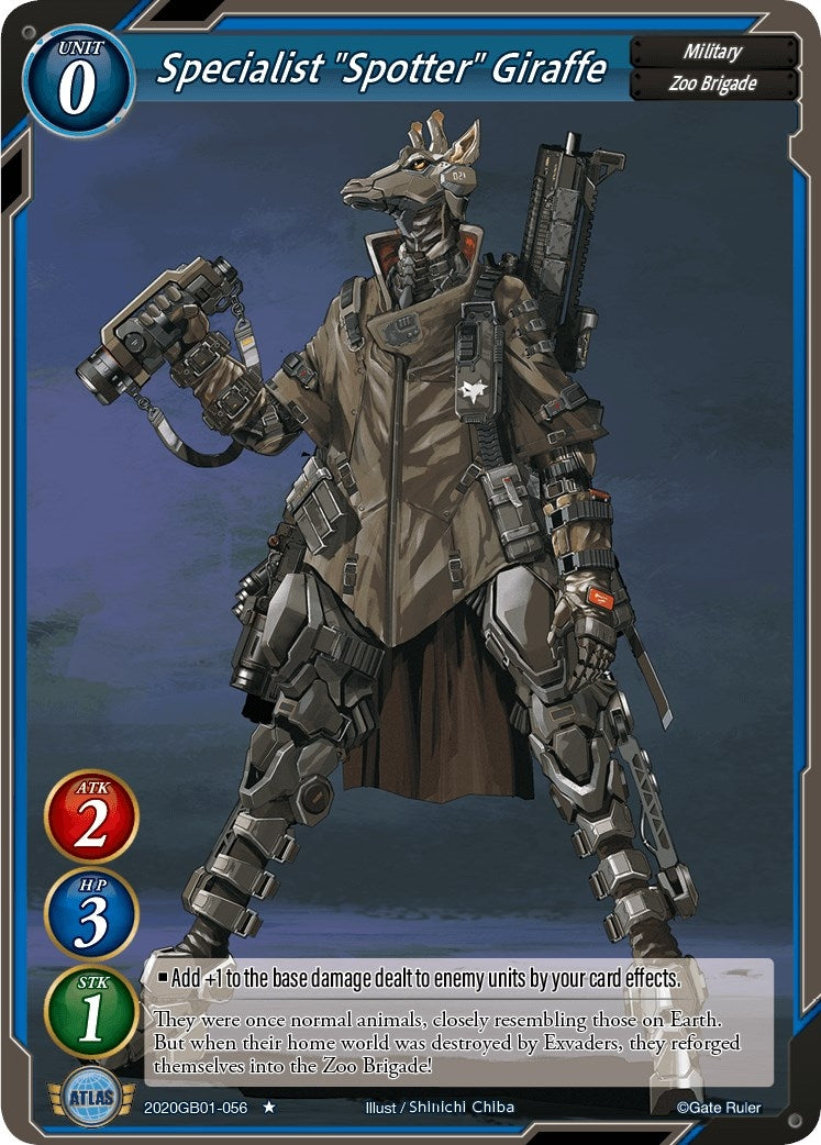 Specialist ’Spotter’ Giraffe (2020) [GB01] - Gate Ruler Single