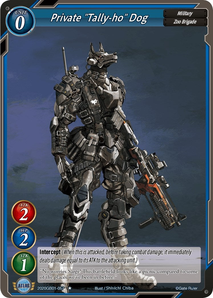 Private ’Tally-ho’ Dog (2020) [GB01] - Gate Ruler Single