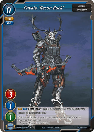 Private ’Recon Buck’ (2020) [GB01] - Gate Ruler Single