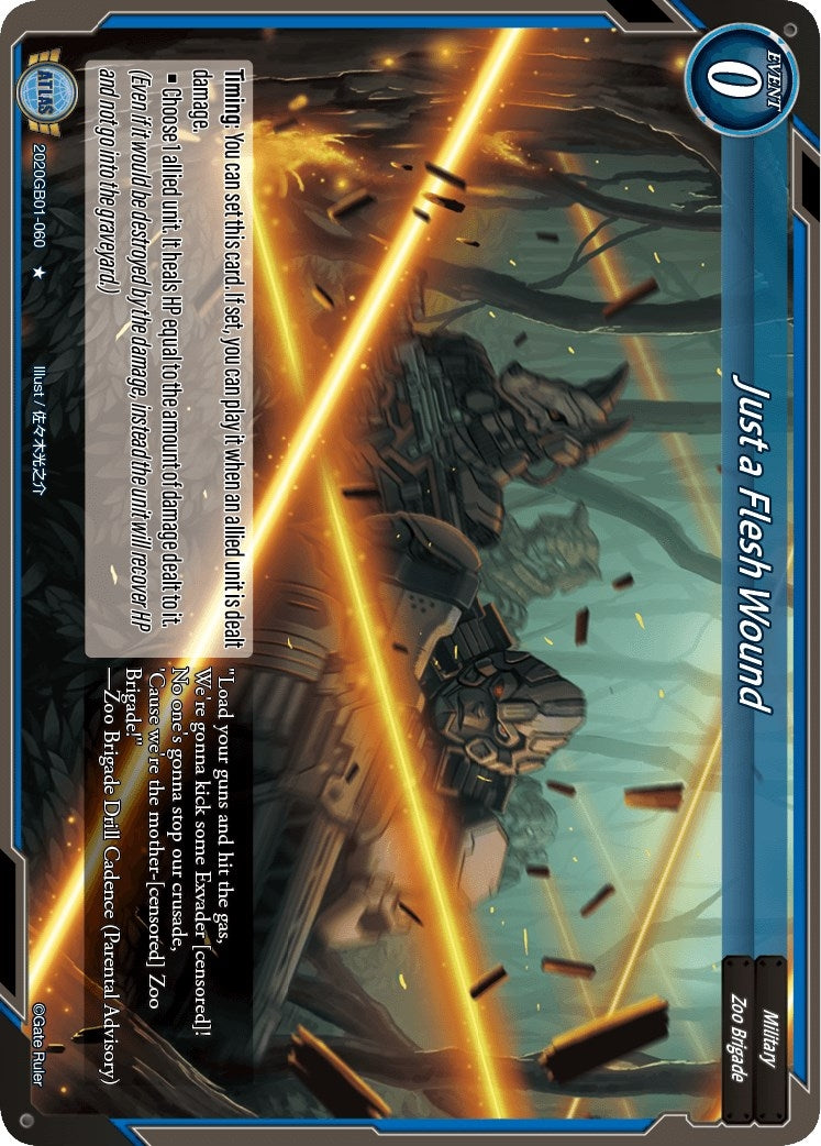Just a Flesh Wound (2020) [GB01] - Gate Ruler Single