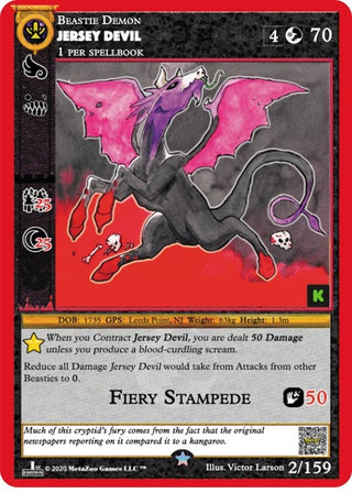Jersey Devil (2) (CNKE) - MetaZoo Single