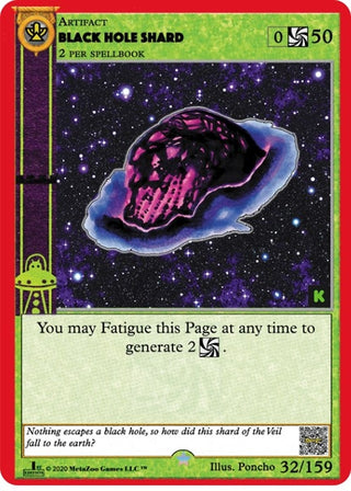 Black Hole Shard (32) (CNKE) - MetaZoo Single