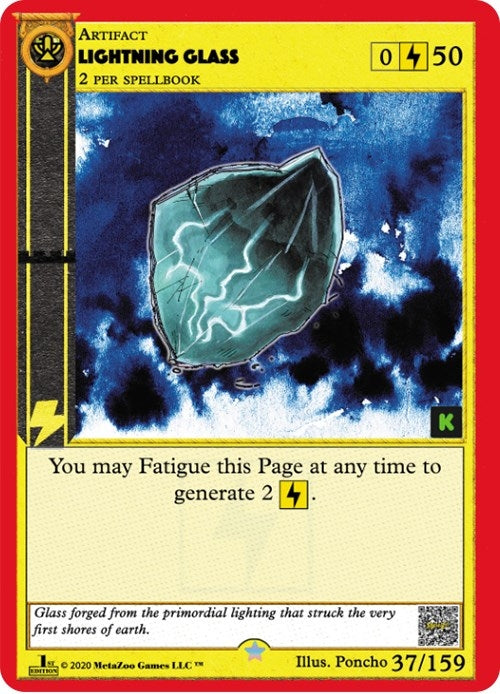 Lightning Glass (37) (CNKE) - MetaZoo Single