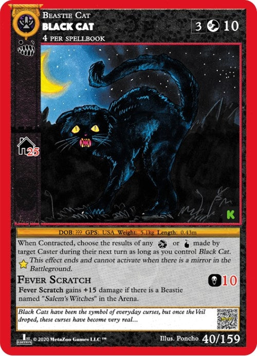 Black Cat (40) (CNKE) - MetaZoo Single