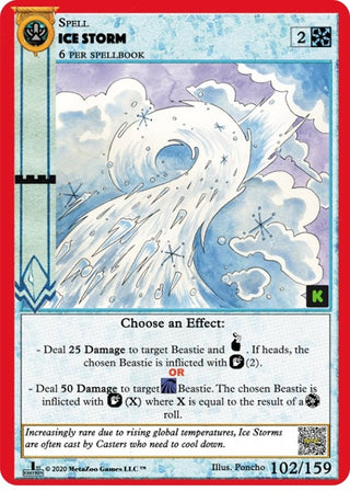 Ice Storm (102) (CNKE) - MetaZoo Single