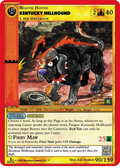 Kentucky Hellhound (90) (CNKE) - MetaZoo Single