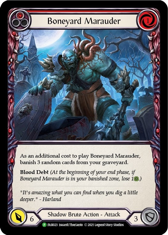Boneyard Marauder (Red) (23) [PR] - Flesh and Blood TCG Single