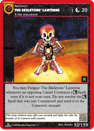 The Skeletons’ Lanterns (52) (CNKE) - MetaZoo Single