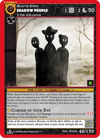 Shadow People (46) (CNKE) - MetaZoo Single