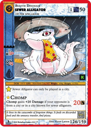 Sewer Alligator (126) (CNKE) - MetaZoo Single