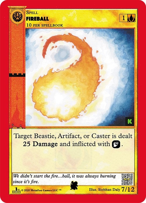 Fireball (7) (CNKE-TD) - MetaZoo Single