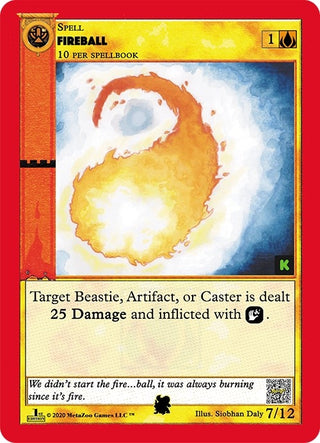 Fireball (7) (CNKE-TD) - MetaZoo Single