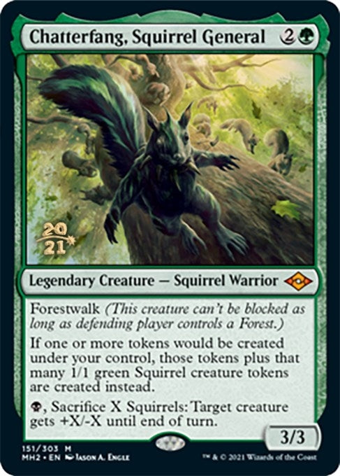 Chatterfang Squirrel General (151) [PRE] - MTG Single