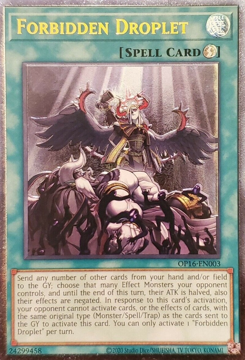 Forbidden Droplet (UTR) (16003) (OP16) - YuGiOh Single