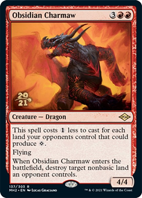 Obsidian Charmaw (137) [PRE] - MTG Single