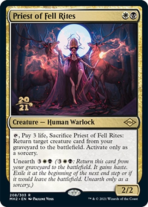 Priest of Fell Rites (208) [PRE] - MTG Single