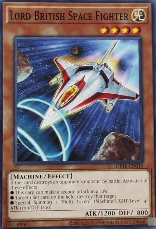 Lord British Space Fighter (16019) (OP16) - YuGiOh Single