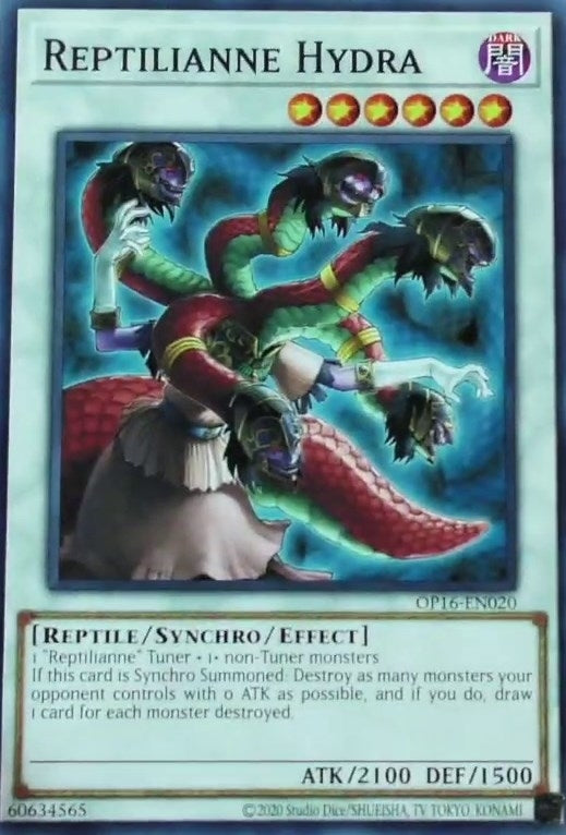 Reptilianne Hydra (16020) (OP16) - YuGiOh Single