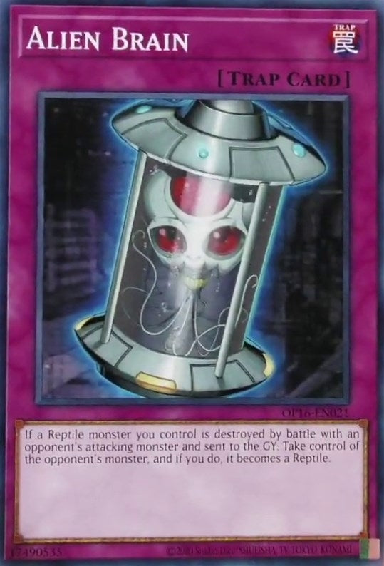 Alien Brain (16021) (OP16) - YuGiOh Single