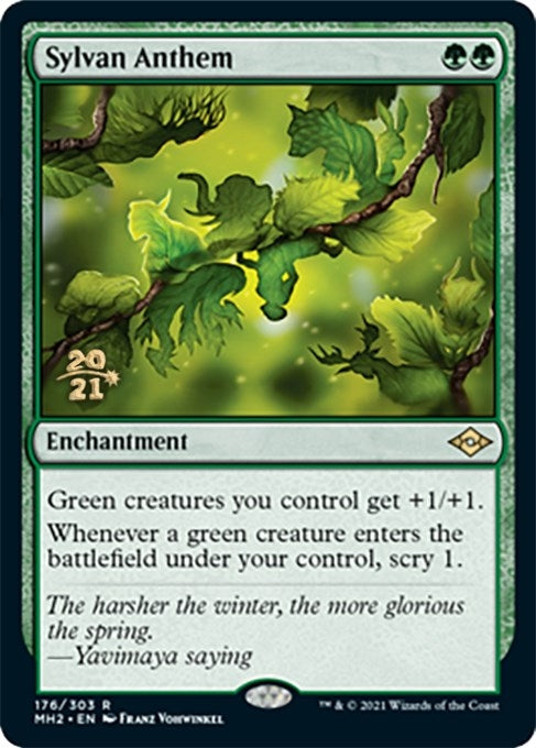 Sylvan Anthem (176) [PRE] - MTG Single