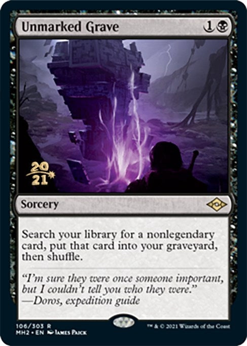 Unmarked Grave (106) [PRE] - MTG Single