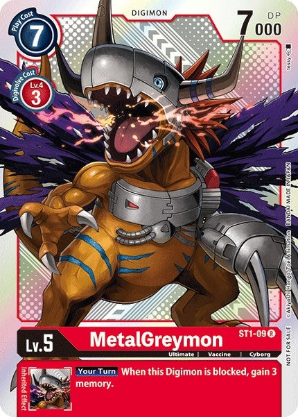MetalGreymon - ST1-09 (Official Tournament Pack Vol.2) (109) [ST-1] - Digimon Card Game Single