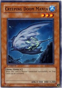 Creeping Doom Manta (4014) (SD4) - YuGiOh Single