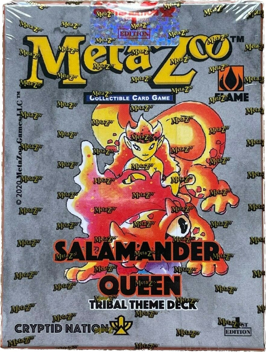 Salamander Queen Tribal Theme Deck - Kickstarter Edition [CNKE-TD] - MetaZoo Sealed
