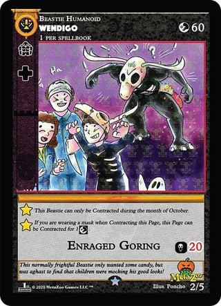 Wendigo (First Edition) (2) (HOLIP) - MetaZoo Single
