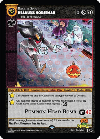 Headless Horseman (First Edition) (1) (HOLIP) - MetaZoo Single