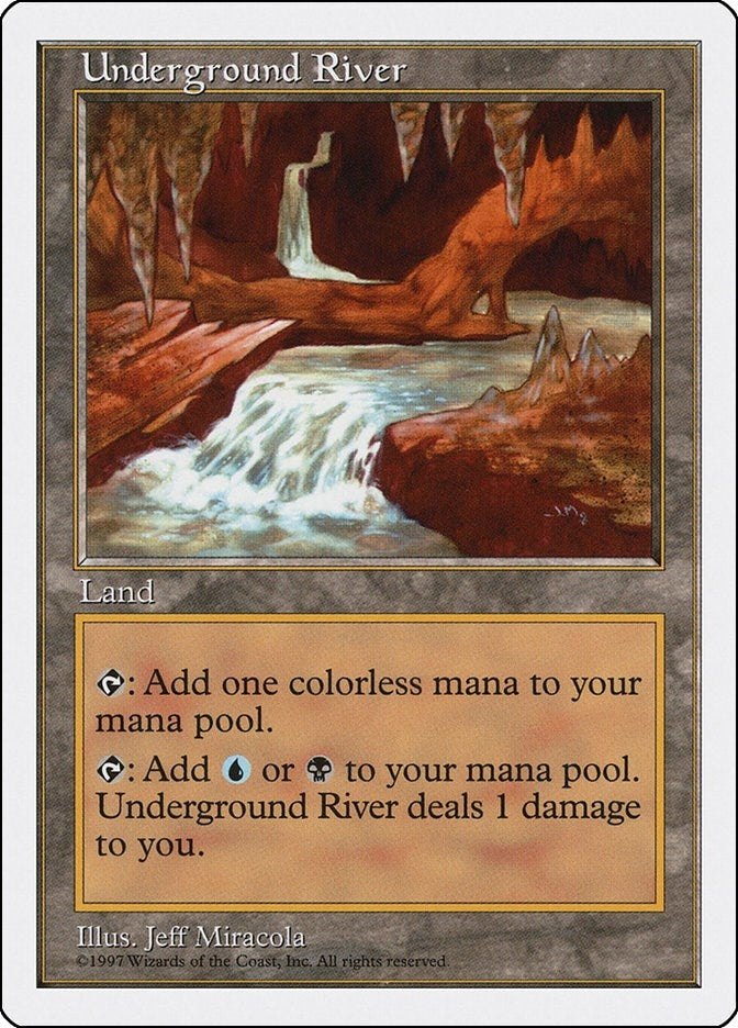 Underground River [5ED] - MTG Single